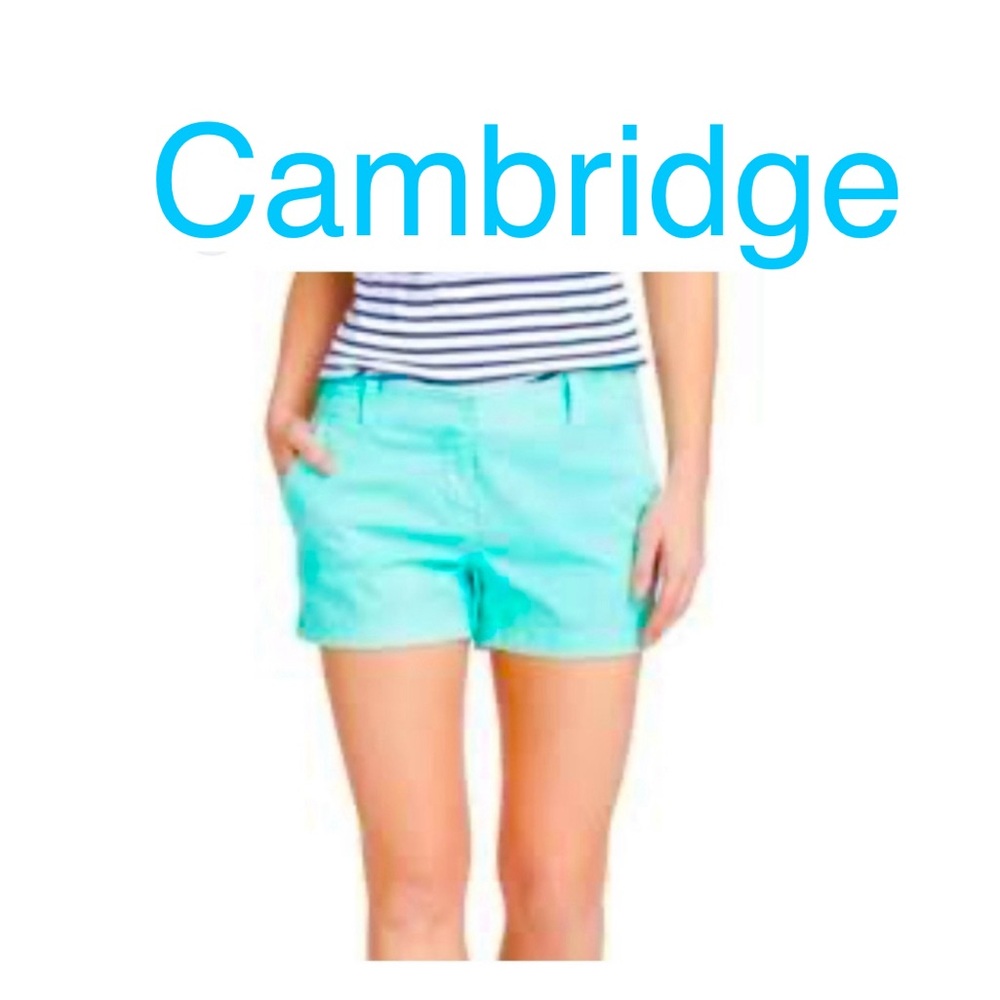 Cambridge dry goods 5 inch chinos teal/turquoise